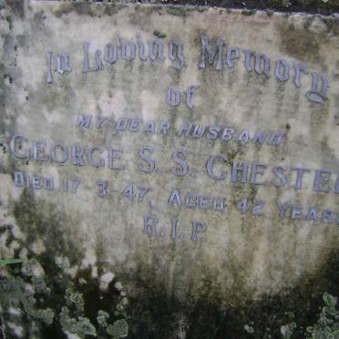 CHESTER George S.S. -1947