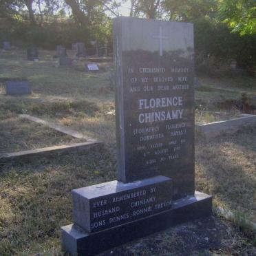 CHINSAMY Florence Dorathea formerly HAYES -1952