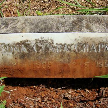 CHAPMAN Edna Clara 1909-1967