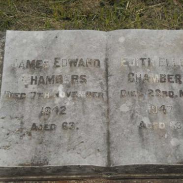 CHAMBERS James Edward -1942 &amp; Edith Ellen -1947