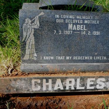 CHARLES Mabel 1907-1991
