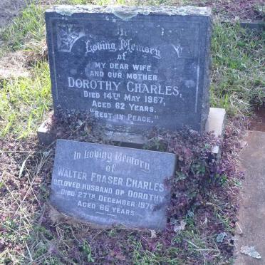 CHARLES Walter Fraser -1976 &amp; Dorothy -1967