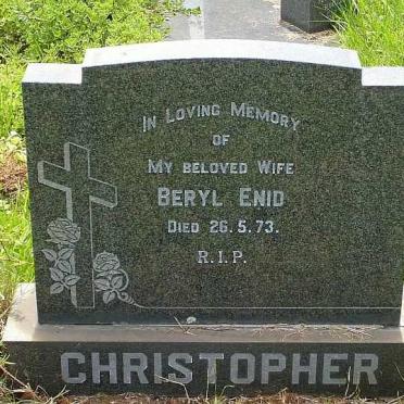 CHRISTOPHER Beryl Enid 1973
