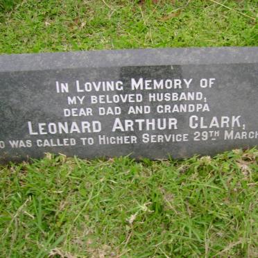 CLARK Leonard Arthur -1967