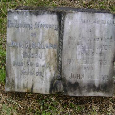 CLARK John H.B. -1947 &amp; Alice Eleanor :: CLARK Donald Harrison :: CLARK John Algar