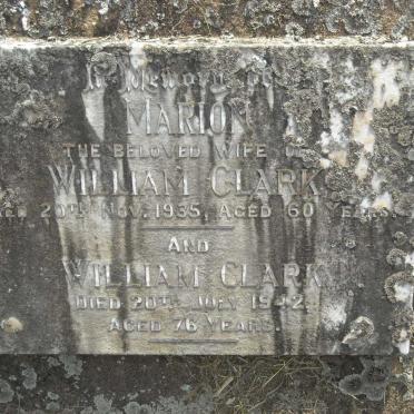 CLARK William -1942 &amp; Marion -1935