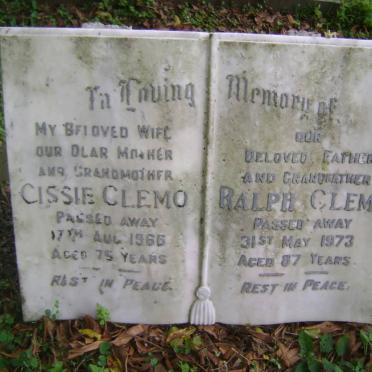 CLEMO Ralph -1973 &amp; Cissie -1966