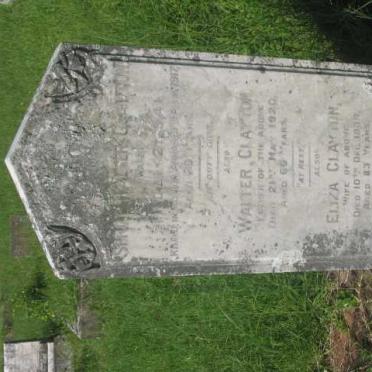 CLAYTON Walter -1917 :: CLAYTON Walter -1920 &amp; Eliza -1939 :: GOUDGE Fanny -1957