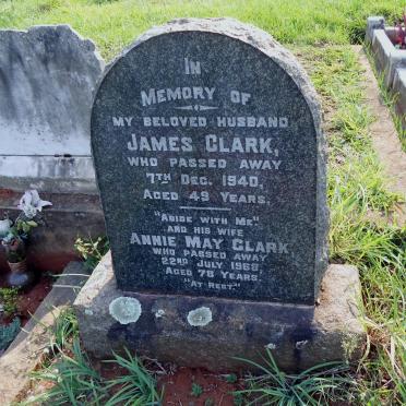 CLARK James -1940 &amp; Annie May -1968