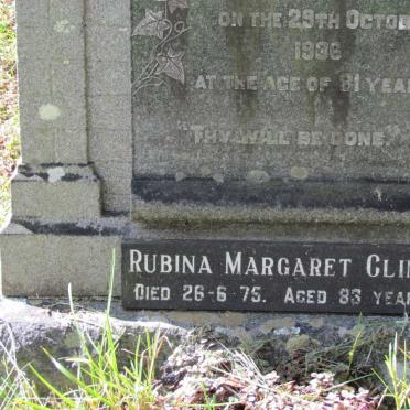 CLINE Rubina Margaret 1975
