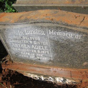 CLARK Anthea Adele 1974-1978