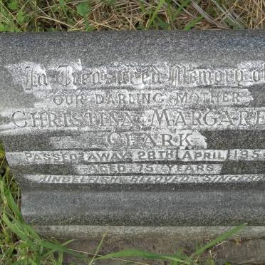 CLARK Christina Margaret -1954
