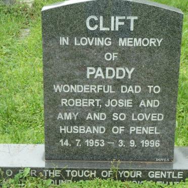 CLIFT Patrick Bernard 1953-1996