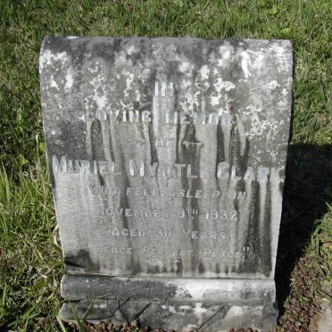 CLARK Muriel Myrtle -1932