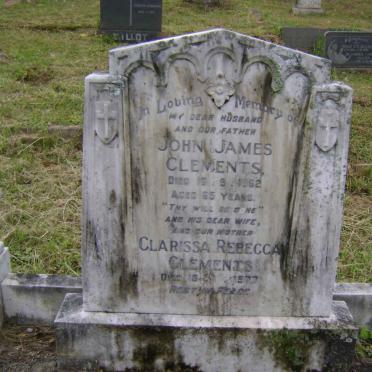 CLEMENTS John James -1962 &amp; Clarissa Rebecca -1977 :: CLEMENTS John James -1947