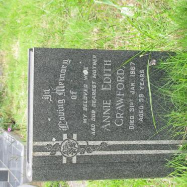 CRAWFORD Annie Edith -1967