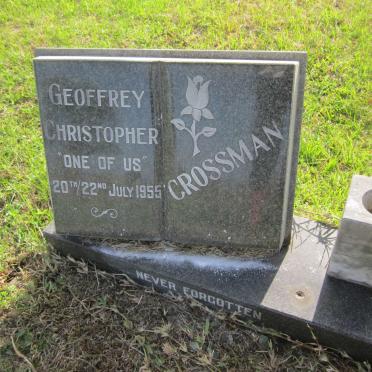 CROSSMAN Geoffrey Christofer -1955