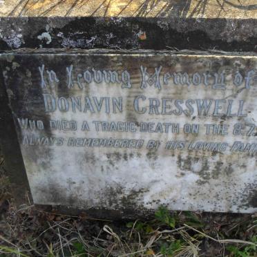 CRESSWELL Donavin -1955