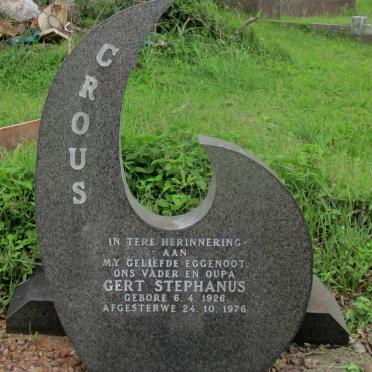 CROUS Gert Stephanus 1926-1976