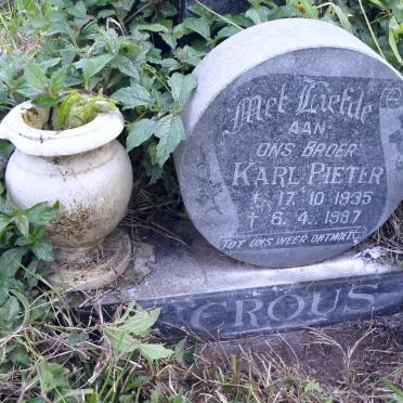 CROUS Karl Pieter 1935-1987