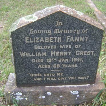 CREST Elizabeth Fanny -1941