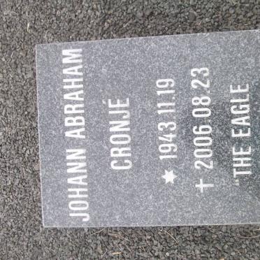 CRONJÉ Johann Abraham 1943-2006