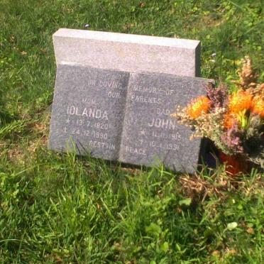 CRITIEN John 1915-1991 &amp; Iolanda 1920-1990