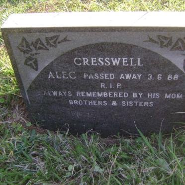 CRESSWELL Alec -1988