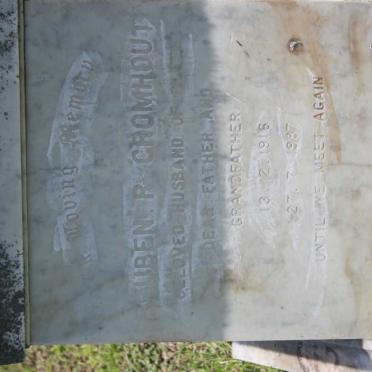 CROMHOUT Reuben R. 1916-1987