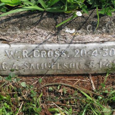 CROSS W.R. - 1930 :: SAMUELSON G.A. -1943