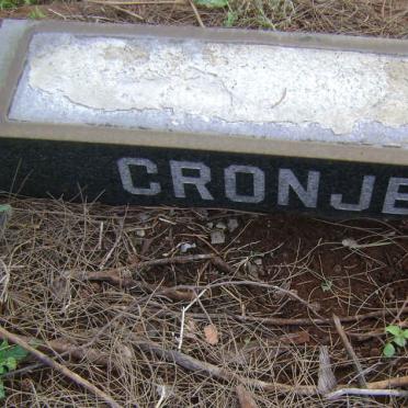 CRONJE Christiaan Barry Edwin 1915-1969