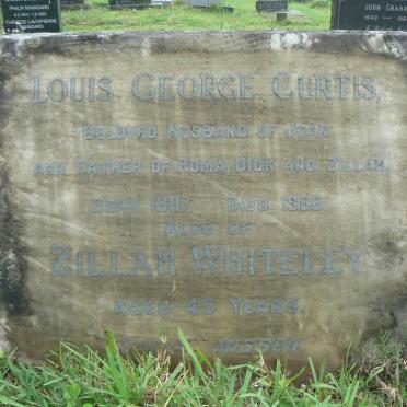 CURTIS Louis George 1887-1966 :: WHITELEY Zillah  