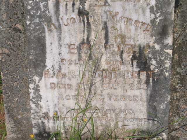 CUTHBERT Bertie -1923