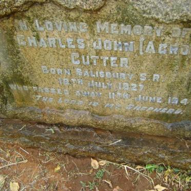 CUTTER Charles John 1927-1944