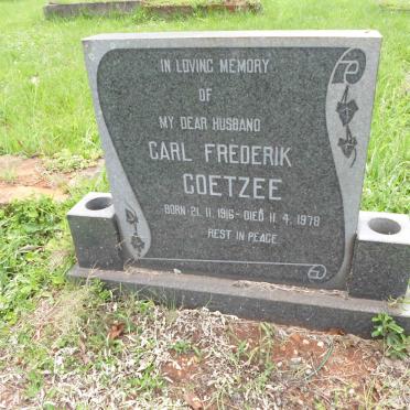 COETZEE Carl Frederik 1916-1978