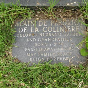 COLINIERE Alain, De Fleuriot De La 1936-1982 