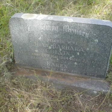 COLVIN Joan Barbara -1964 :: COLVIN Karen -1963