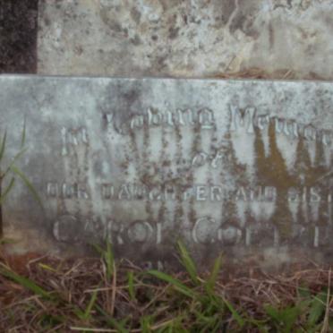 COETZEE Carol Estelle -1960