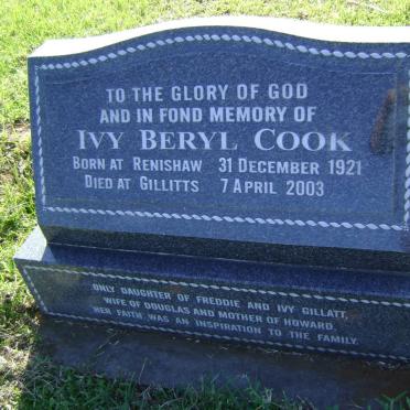 COOK Ivy Beryl 1921-2003