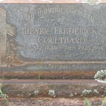 COULTHARD Henry Frederick 1880-1954