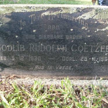 COETZEE Godlib Rudolph 1920-1964