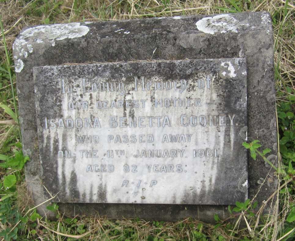 COONEY Isadora Benetta -1961