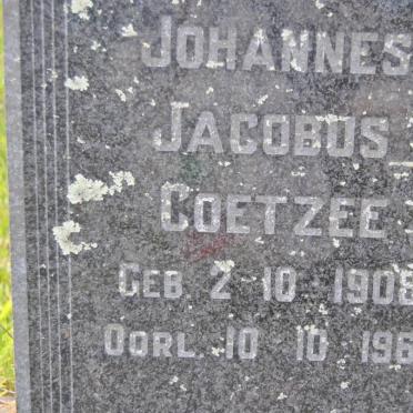 COETZEE Johannes Jacobus 1908-1968