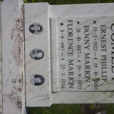 COMLEY Fanny Marion 1887-1977 :: COMLEY Ernest Phillip 1922-2003 :: COMLEY Florence Marion 1917-1934