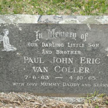 COLLER Paul John Eric, van 1963-1965