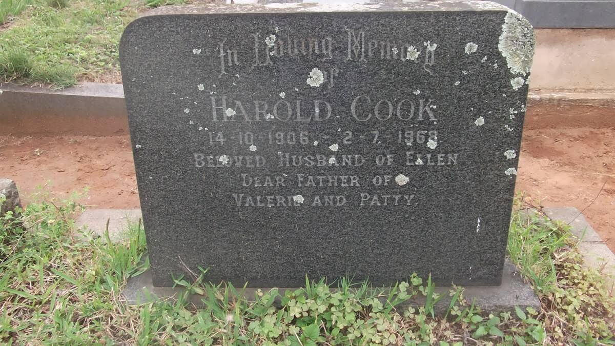 COOK Harold 1906-1968