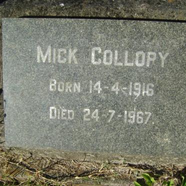 COLLOPY Mick 1916-1967
