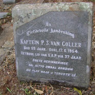 COLLER P.S., van -1954