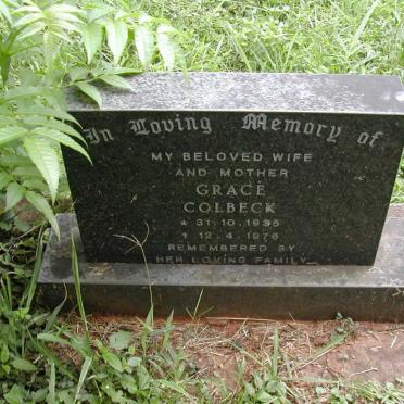COLBECK Grace 1935-1976