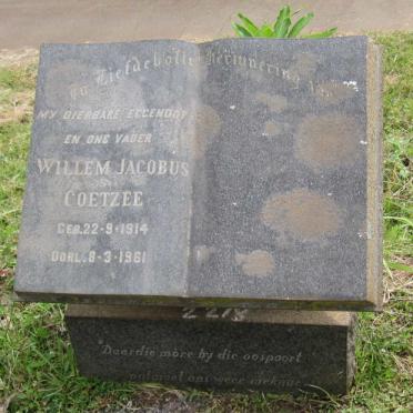 COETZEE Willem Jacobus 1914-1961